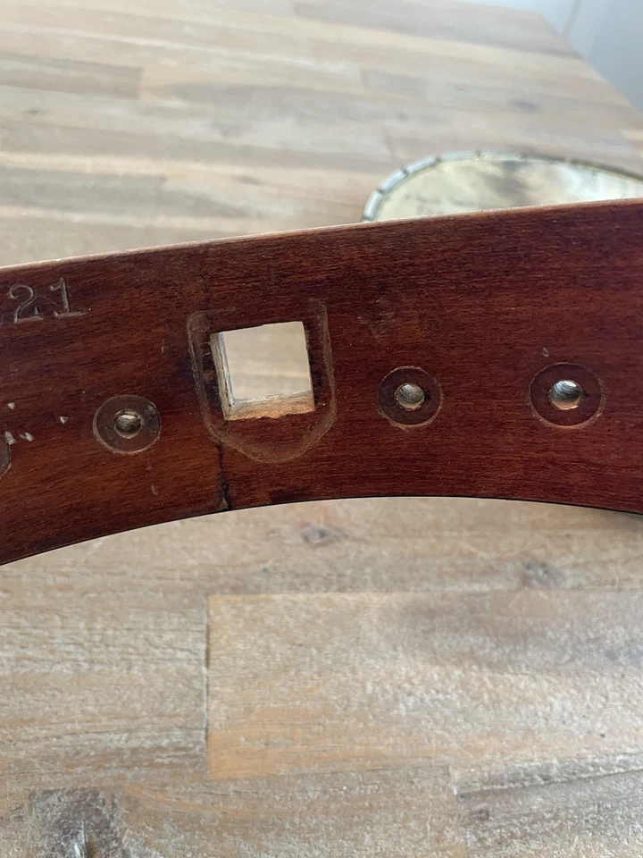 Vtg The Bacon Peerless Banjo Pot Tone Ring Inscribed Head Scotland Variety Hall - Image 3 of 4