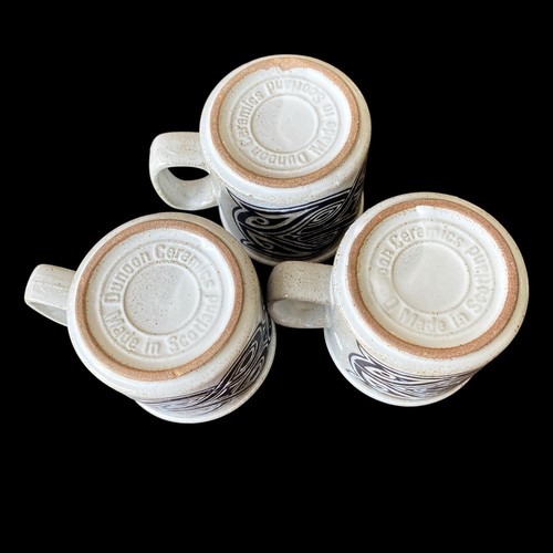 Tazas de nudo celta de cerámica Dunoon de colección diseño tradicional escocés RARO DIFÍCIL DE ENCONTRAR 3 - Imagen 8 de 10