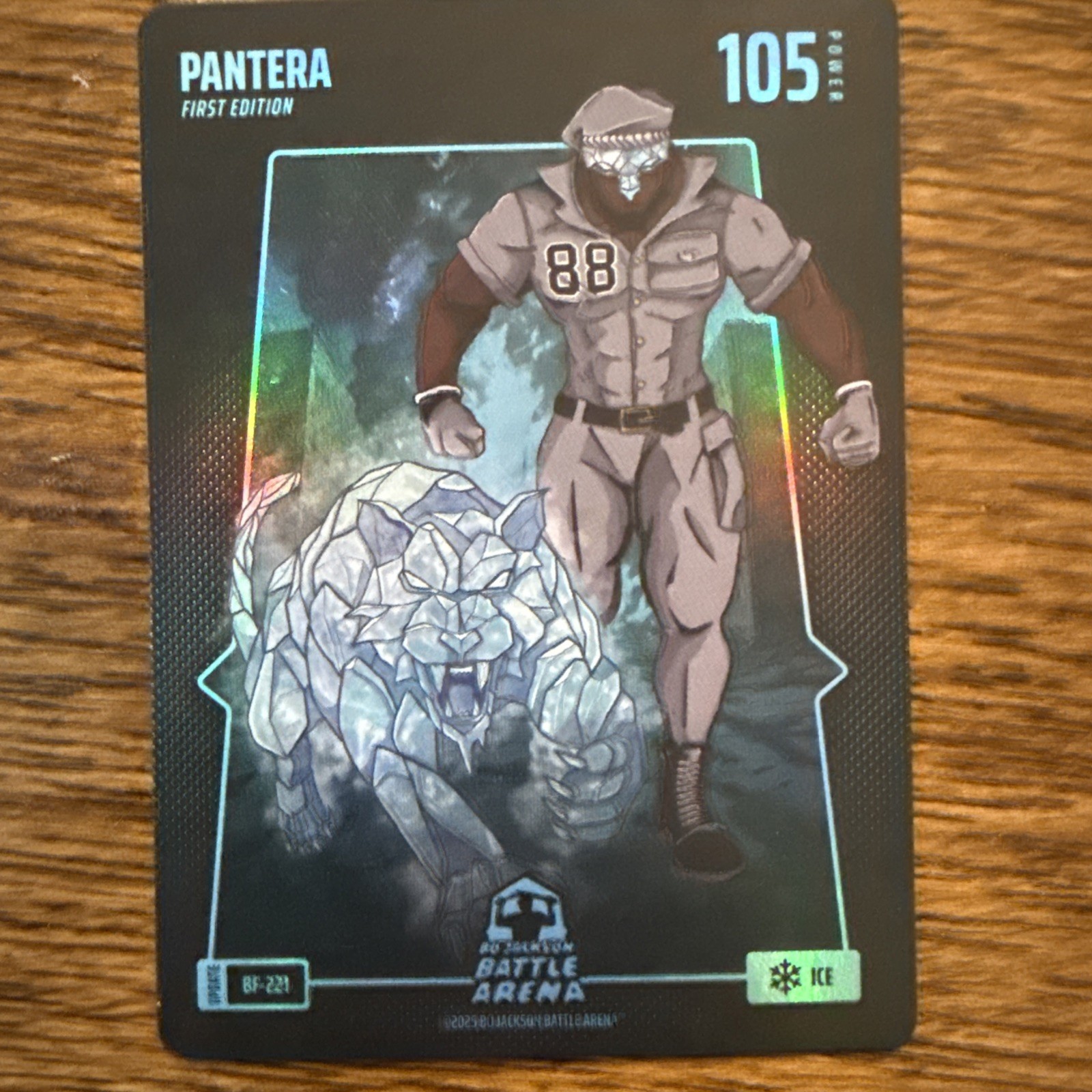 2025 Bo Jackson Battle Arena Alpha Update #BF-221 Pantera Battle Foil Ice