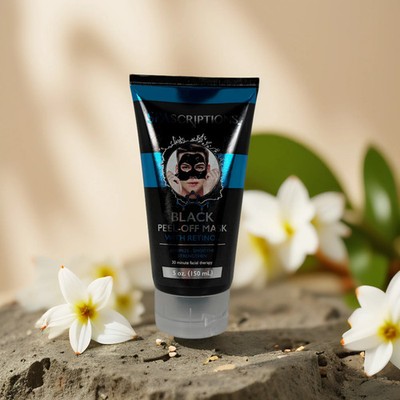 Smoothing Renewal | Black Peel-Off Facial Mask with Retinol from SPAscriptions