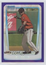 2011 Bowman Draft Chrome Prospects Retail Purple Refractor Joe Panik #BDPP68 0b0