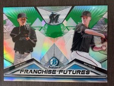 2020 Bowman Draft Max Meyer Franchise Futures Green Refractor serial 99/99 LAST