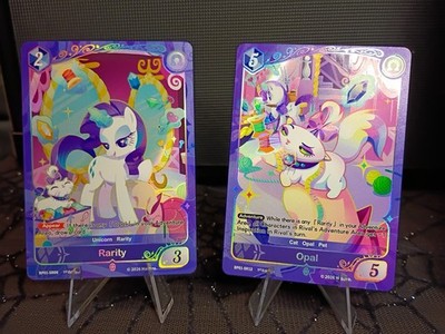 My Little Pony Kayou Fantasy Wonderland - Rarity & Opal 2-Card Lot TCG English