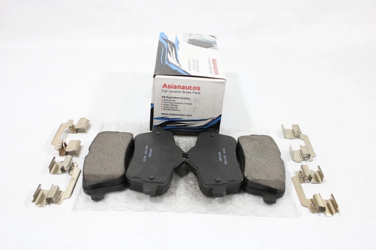 Asianautos Ceramic Rear Brake Pads W/Hardware For Mercedes Benz