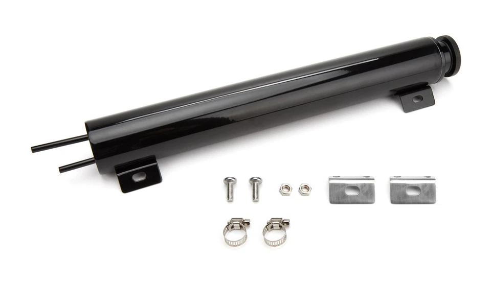 Specialty 9974BK, un tanque de desbordamiento de radiador de acero inoxidable negro 2 pulgadas X 15 pulgadas negro S Foto 2 de 4