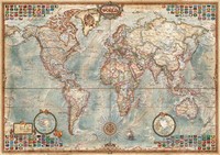 Puzzle (1500 T.) Antike Weltkarte (Educa) Neu/Ovp