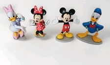 Disney Just Play Figurines Mickey Minnie Mouse Daisy Donald Duck Toys Lot of 4