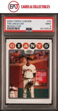 Tim Lincecum 2008 Topps Chrome Refractor PSA 9 #47