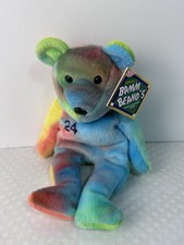 Salvino s Bamm Beano s Ken Griffey Jr 24 Plush Tie Dye Bear NWT 1998