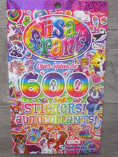Lisa Frank Sticker Book Over 600 Stickers Unicorn Rainbow Cat Ice Cream Puppy