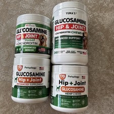 Lot Of Dog Soft Chews Glucosamine Hip Joint Mobility Support Senior Chondroitin