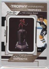 2018-19 O-Pee-Chee Manufactured Trophy Winners Phil Esposito #P-35 Patch HOF 2u9