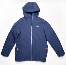   EUC  Patagonia Kids 4 in 1 Everyday Jacket H2No Shell Navy Sz XL 14 Retail 189
