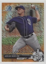 2017 Bowman Chrome Prospects Orange Shimmer Refractor 15/25 Adrian Morejon 3k7