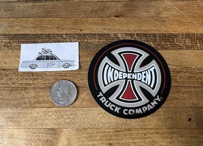 Independent Trucks Mirrored Cross Circle sticker Indy NOS Authentic!