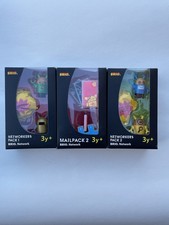 3 X Brio Sets New Networkers 1 & 2 And Mailpack 2  All New In Boxes