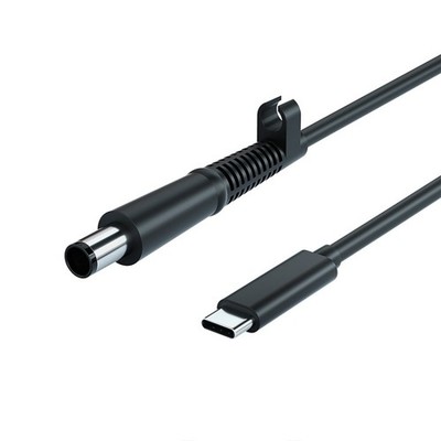 USB-C auf 7,4x0,6mm Ladekabel, 1,5m, schwarz, für HP Laptops, ohne Datenübertragung
