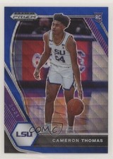 2021 Panini Prizm Draft Picks Variation Blue Wave 41/249 Cameron Thomas #18 0c3