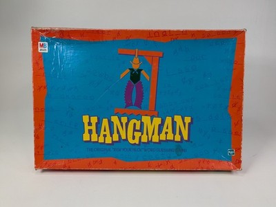 Vintage Hangman Classic Word Guessing Board Game Milton Bradley 1988