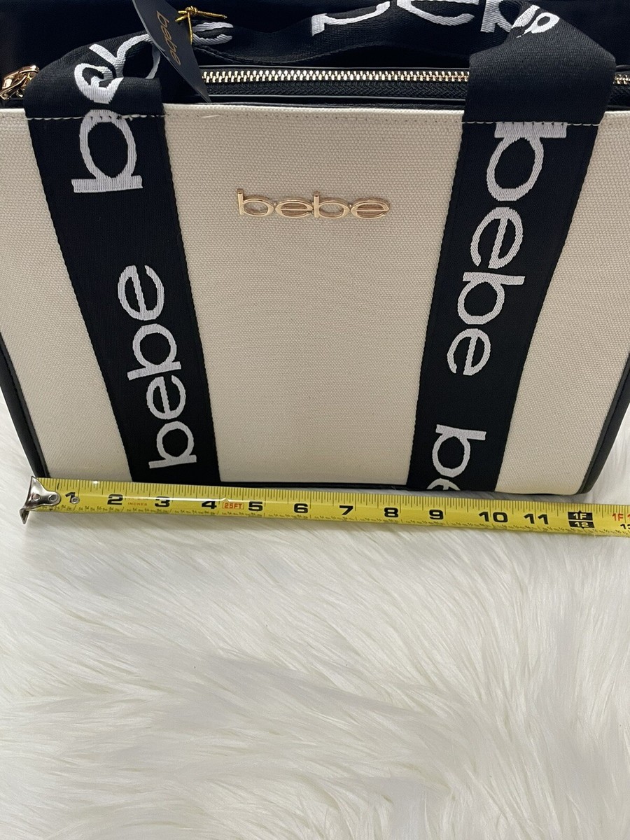 Bebe Hana Canvas Sm Satchel Totes/Crossbody Bags In Color