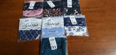 Soma Vanishing Edge VE Microfiber With Lace HIPSTER Please Choose Size Color 