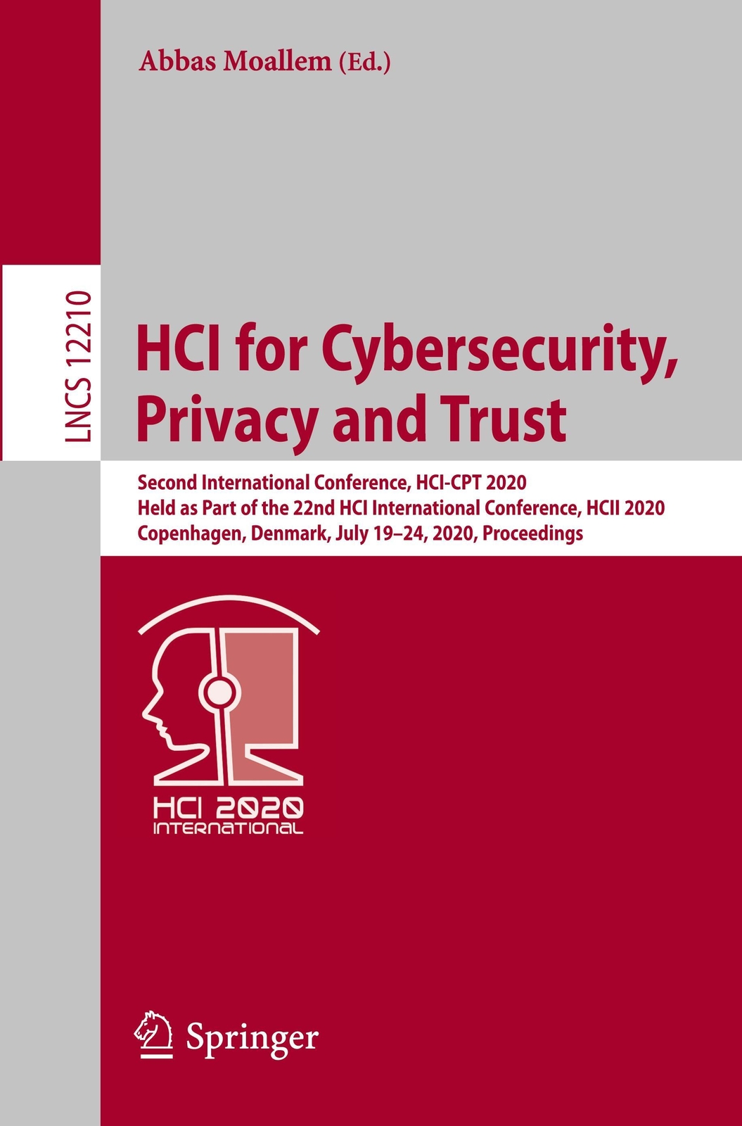 Thumbnail - Hci For Cybersecurity, Privacy And Trust Abbas Moallem Taschenbuch