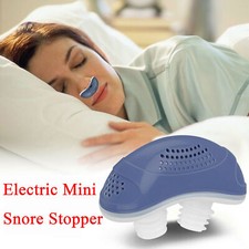 Electric Mini Noise Anti Snoring Device Sleep Apnea Stop Snore Aid Stopper US