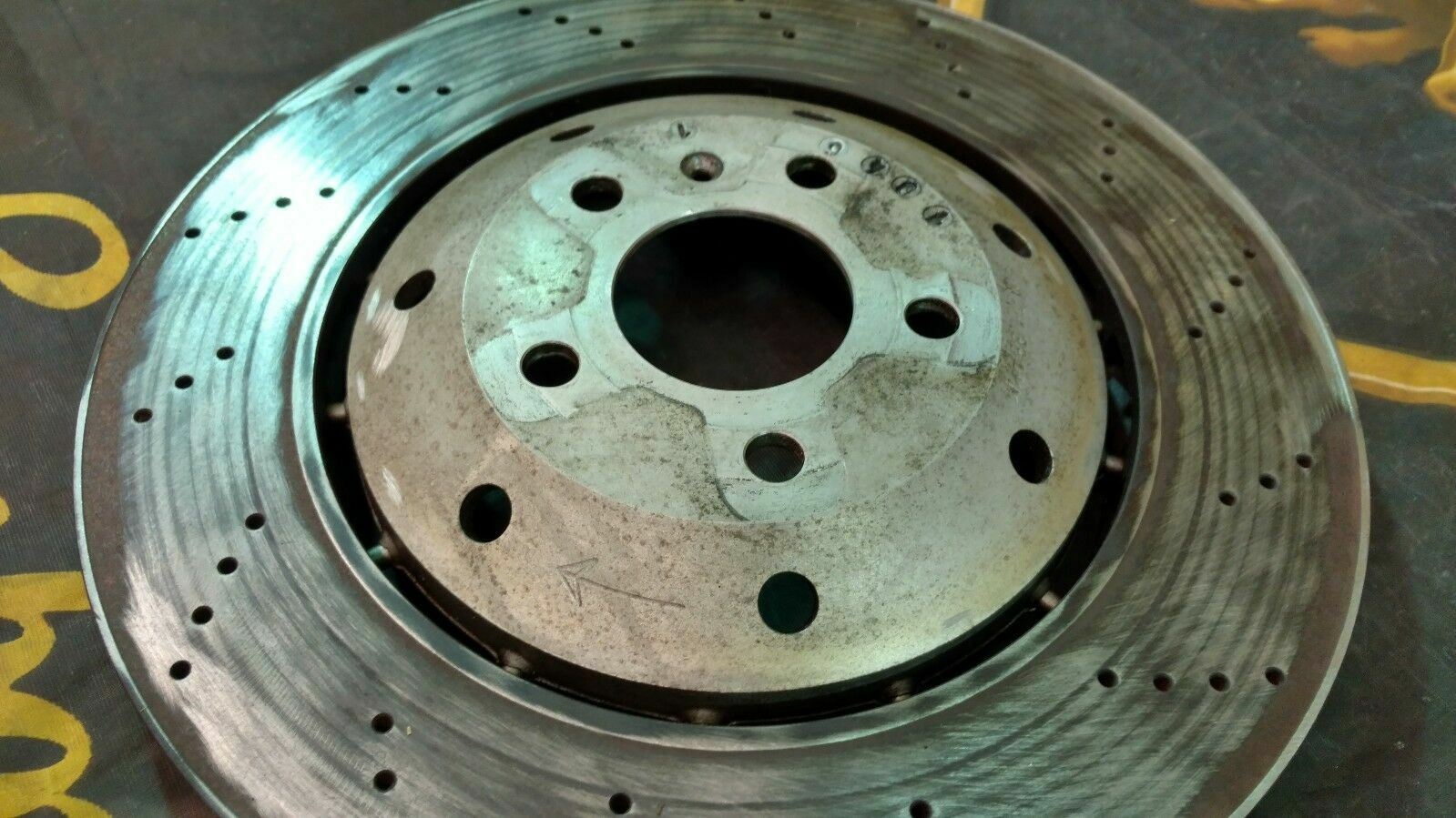 LAMBORGHINI GALLARDO FRONT RIGHT PASSENGER SIDE BRAKE DISC ROTOR OEM 400615302B 