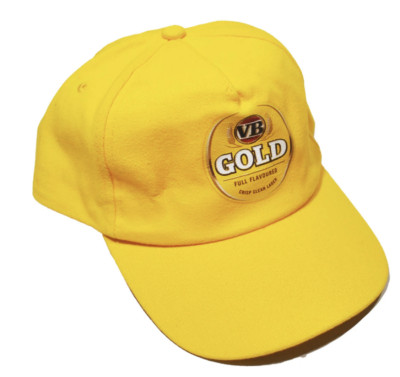 Vintage Victoria Bitter Gold Beer Strap Hat
