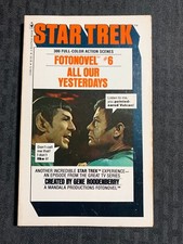 1978 STAR TREK FotoNovel 6 All Our Yesterdays FN 6.0 1st Bantam Paperback
