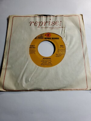 Nancy Sinatra - Memories / Here We Go Again - Reprise VG+ F84