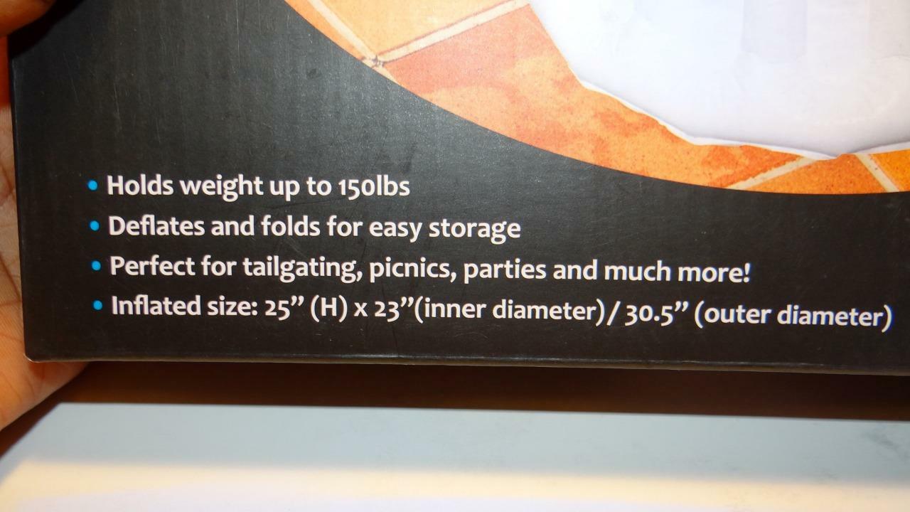 Inflatable Keg Cooler Beverage Can Bottle Beer Party Bucket Tailgating