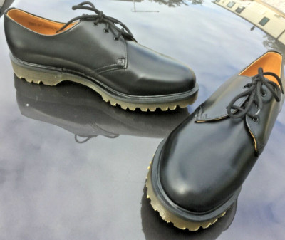 Dr Martens 1461 Ben Schwarz Leder Schuhe UK 7 EU 41 Made in England