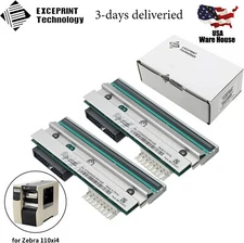 2X P1004232 Printhead for Zebra 110Xi4 105SL Plus Thermal Label Printer 300dpi