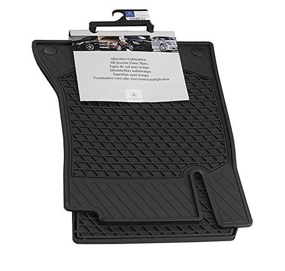 OEM MercedesBenz C W205 Front Floor Rubber Mats Set LHD
