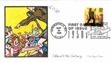 #3187m Rock 'n' Roll Faircloth FDC (08919993187m001)