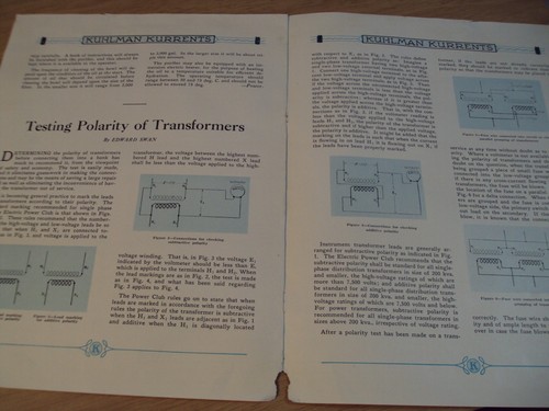 1927 EMPLOYEE Magazine/Flyer~"KUHLMAN (Electric Co) KURRENTS" Bay City MI~(JR) - Picture 4 of 7