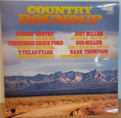 Various   Country Roundup Vinyl, Lp Record R1