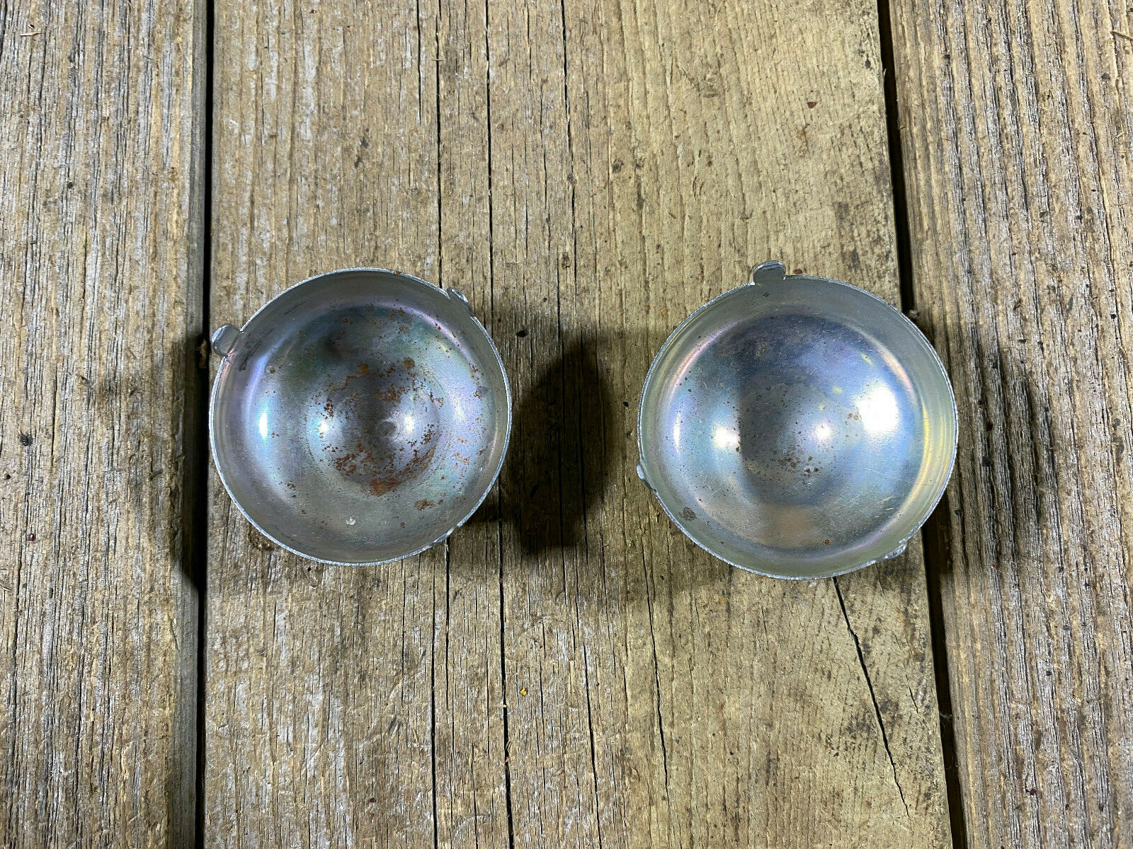 VINTAGE PEDAL CAR HUB CAPS ANTIQUE PULL WAGON WHEEL COVER HUB CAPS CCM