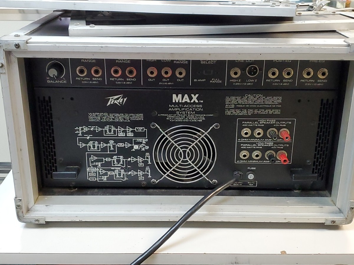 VINTAGE Peavey MAX Multi RANGE Access BASS AMP Head