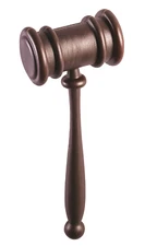 Plastic Judge's Gavel Costume Prop Accessory