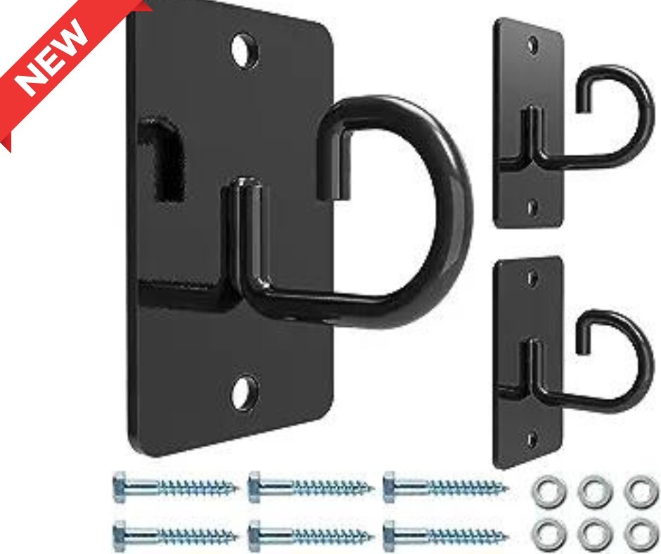 (3 PIEZAS) Montaje en pared Entrenamiento Anclajes Banda de resistencia Pared Anclaje Espacio Pared Ahorro