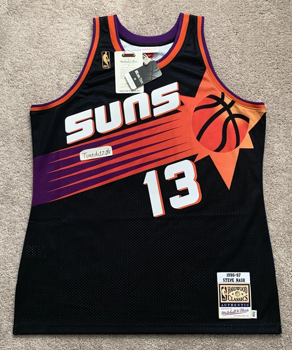 NWT! Mitchell Ness 1996-97 Phoenix Suns Steve Nash Authentic Jersey 48 XL