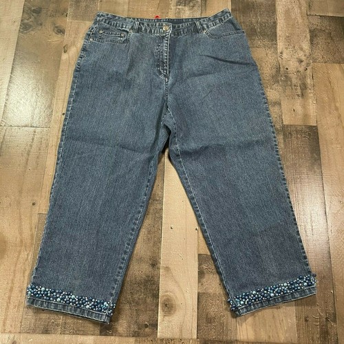 NEW Ruby Rd. Indigo Denim Womens Size 