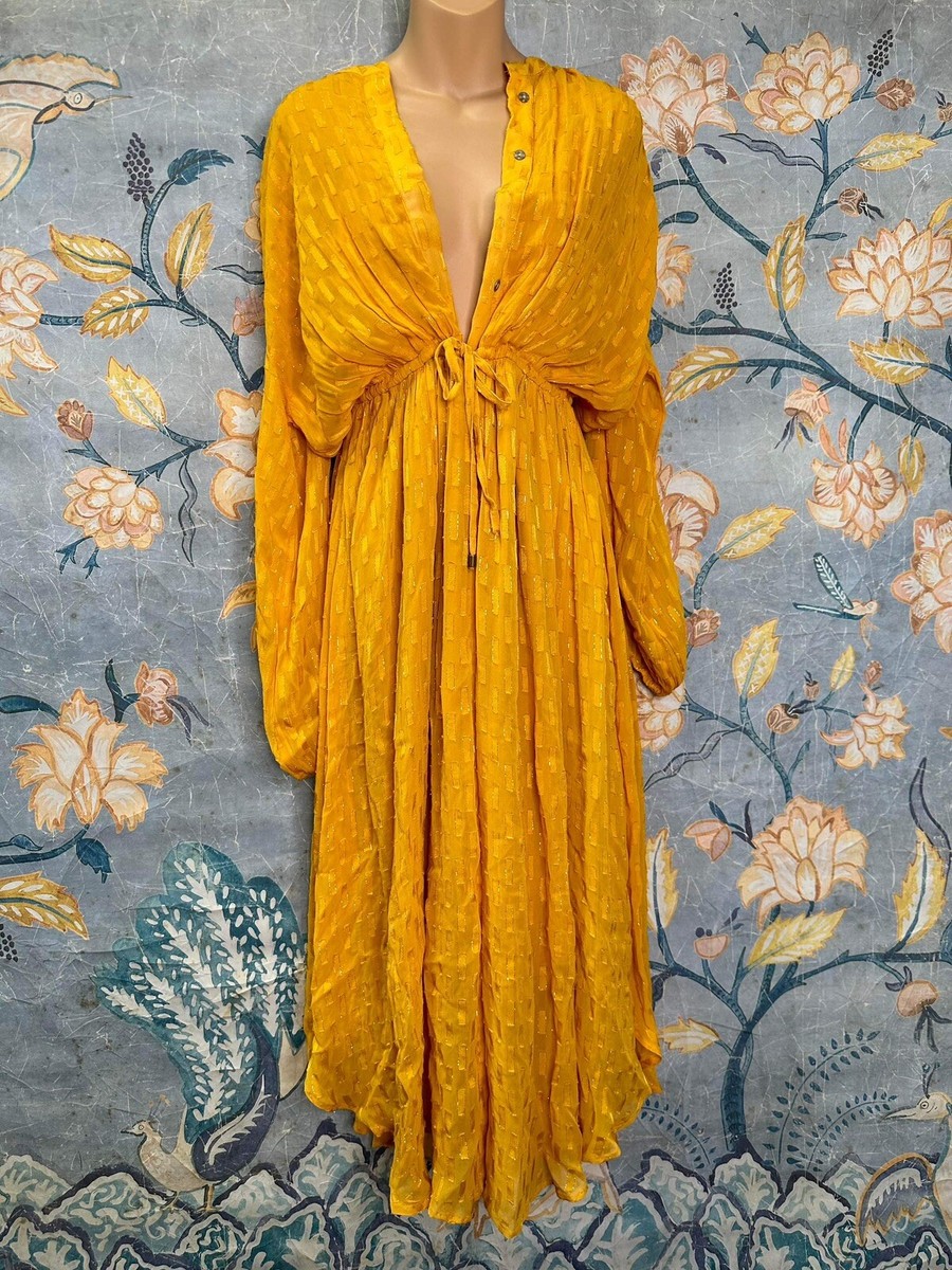 allene shimmer midi dress Anthropologie Allene Shimmer Maxi Dress Size S