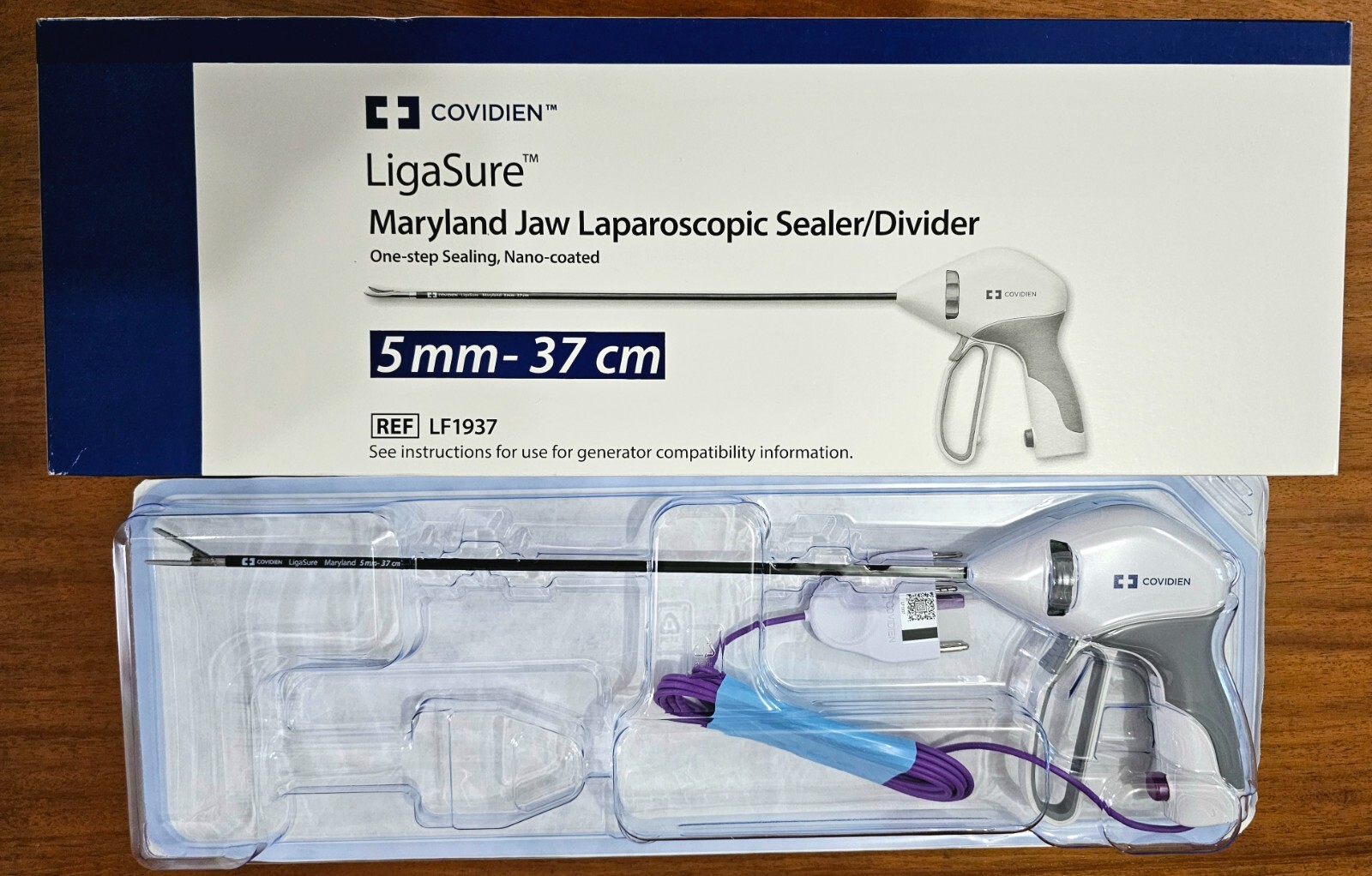 COVIDIEN LIGASURE MARYLAND JAW LAPAROSCOPIC SEALER/DIVIDER 5MM37CM (LF1937) eBay
