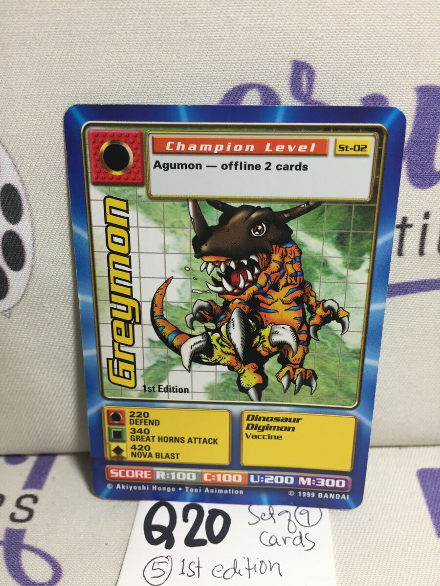 Set 9 Digimon Digital Monster Trading Card 1st Edition Set 9 Digimon Digital Monster Trading Card 1st Edition