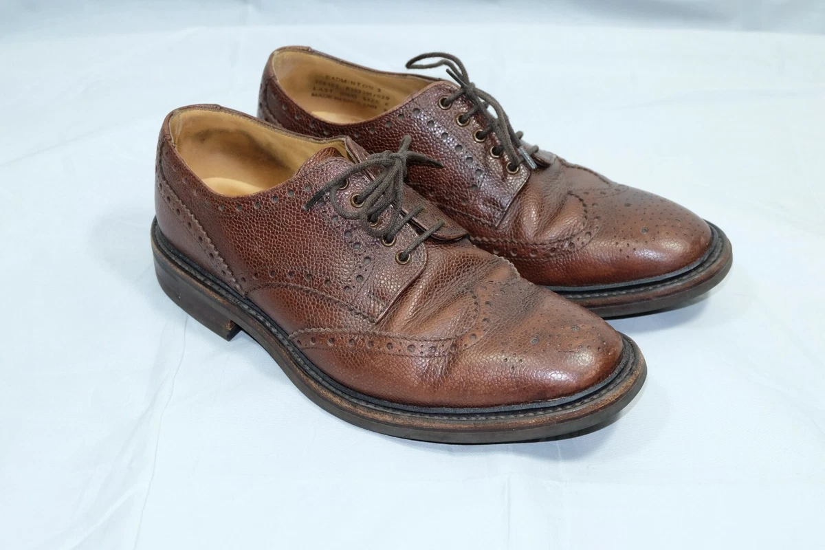 Loake Brown Brogue Derby Dainite Sole Badminton 2 Shoes Size UK6