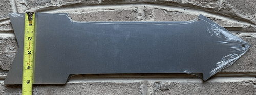 Zuckerstangen Richtung Metall Pfeil Schild 17" x 5" ↔ Weihnachten Urlaub Wanddeko - Bild 7 von 7