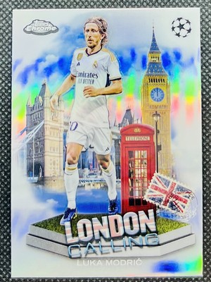 2023-24 Topps Chrome UEFA Luka Modric London Calling LC-11 Real 
